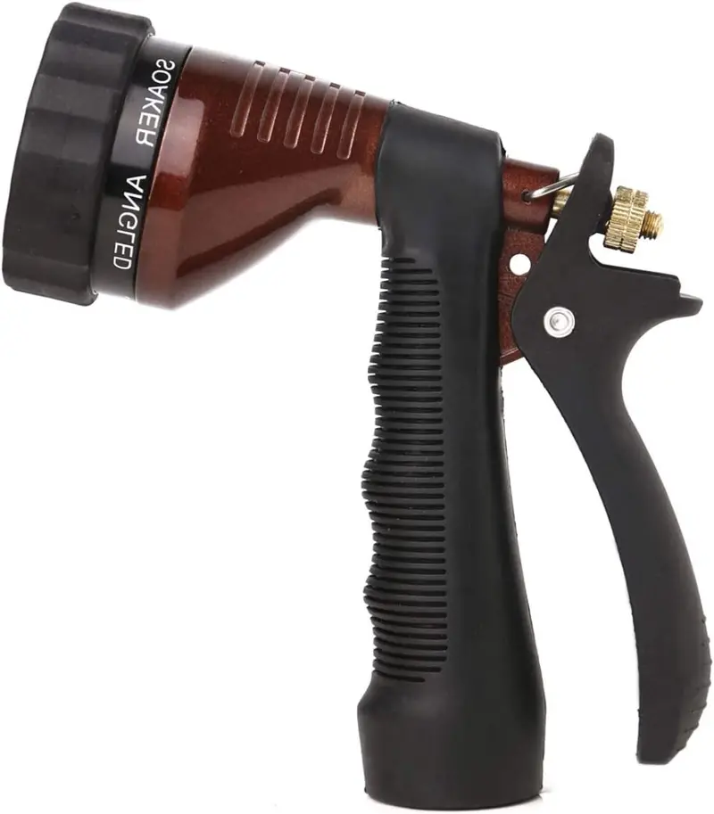 Gardenite Adjustable Metal Hose Nozzle – Versatile Spray Tool For Plants, Cars, And Pet Bathing 1