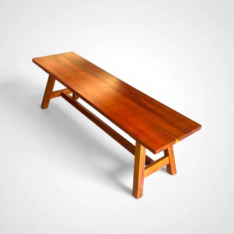 Haleiwa Bench – Minimalist Teak Outdoor Bench 1