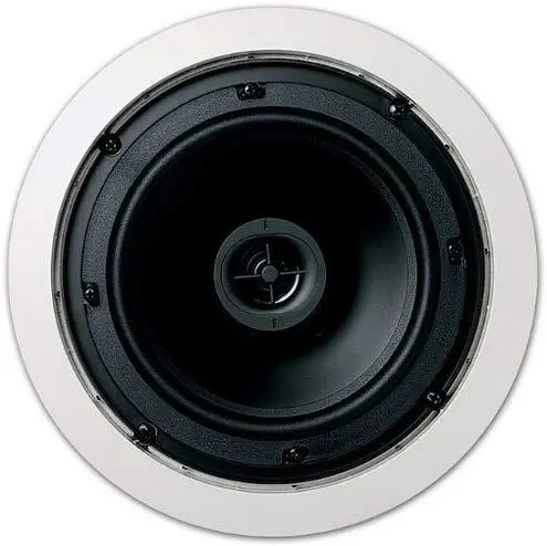 Jamo 6.5Cs In-Ceiling Speakers – Pair Of Round Surround Sound Drivers For Discreet Theater Installations 1