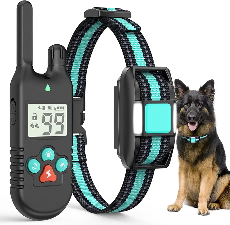 Oneisall Remote Dog Training Collar – Waterproof E-Collar With Beep, Vibration & Shock Modes (Up To 3000 Ft Range) 1