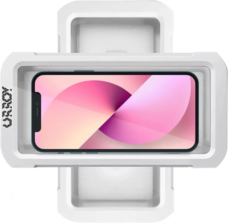 Urroy 360° Swivel Shower Phone Mount – Waterproof Hd-Sensitive Case With Mirror Shelf & Bathtub/Kitchen Storage Box 1