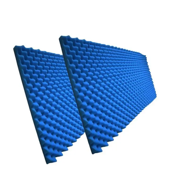 Wingogh 2-Pack Blue Acoustic Egg Foam Panels – 24" × 48" × 2" Large-Surface Sound-Dampening Sheets For Studios & Listening Rooms 1