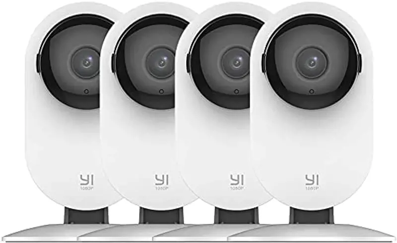 Yi 4-Pack 1080P Smart Home Security Cameras – Ai Human Detection, Night Vision & Two-Way Audio 1